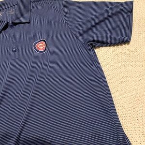 Men’s Antigua Chicago Cubs Dry Fit Golf Shirt